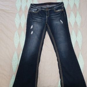 Bootcut twentyone black jeans